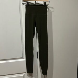 Lululemon leggings size 2 green